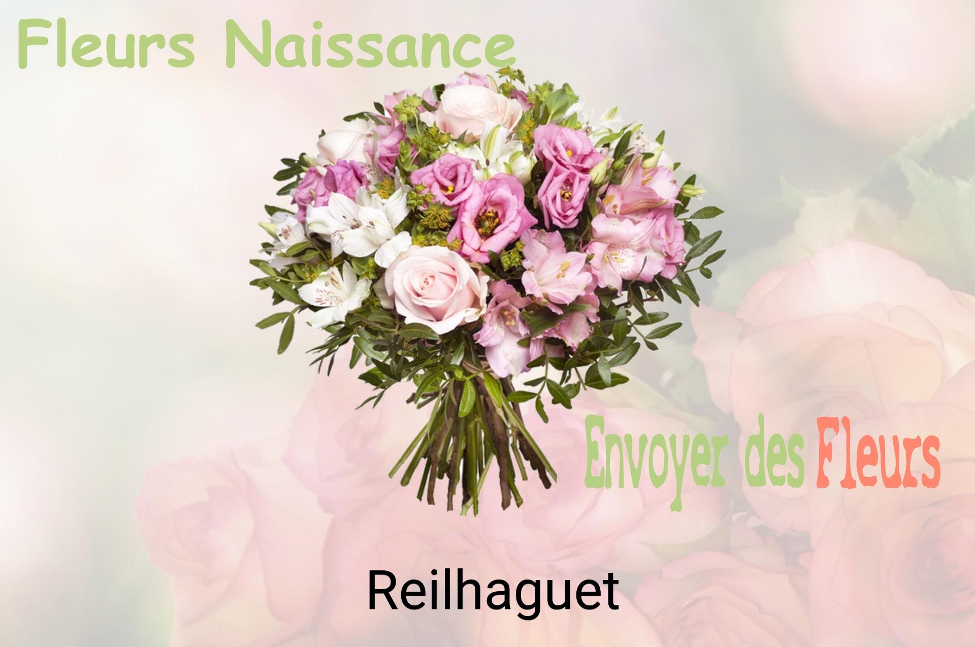 Bouquet de fleurs de naissance livré à Reilhaguet